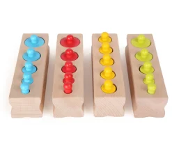 Jeu à emboiter bois : épaisseur et diamètre