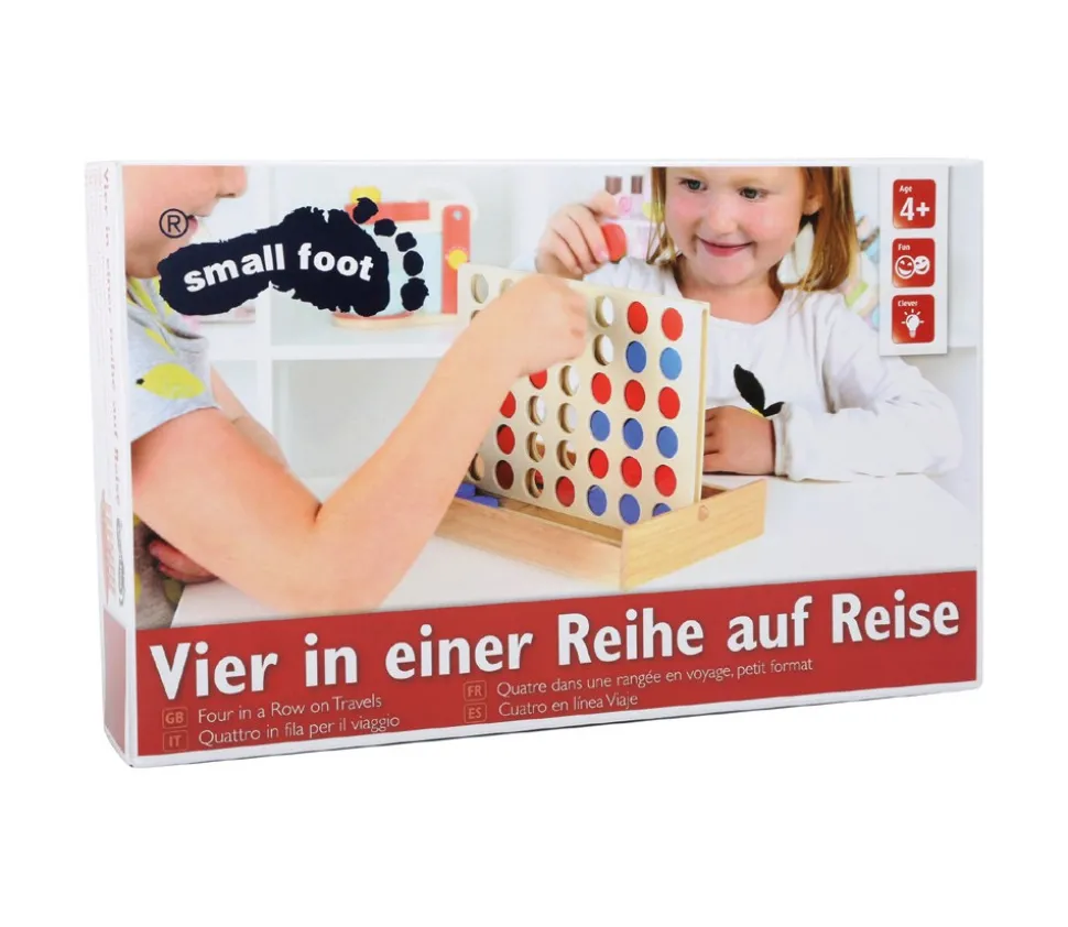 Jeu 4 en ligne en bois jeu traditionnel