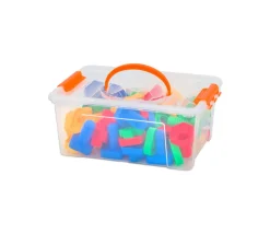 Jeu 64 pièces vis et écrous dans boite plastique