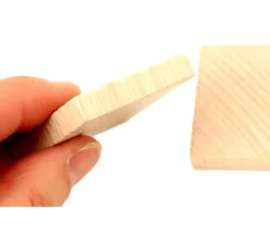 Jeu 24 tuiles mémo en bois vierge à personnaliser 40x40x7 mm