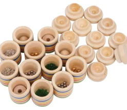 Jeu auditif - Mémo sonore bois - 12 boites ouvrables