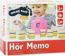 Jeu auditif - Mémo sonore bois - 12 boites ouvrables