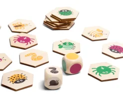 Jeu bois Les insectes - Mémo géant et recherche active