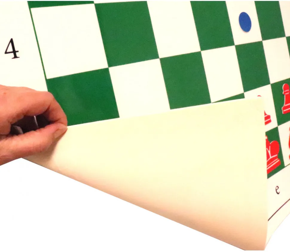 Jeu d'échec mural repositionnable complet pour démonstration