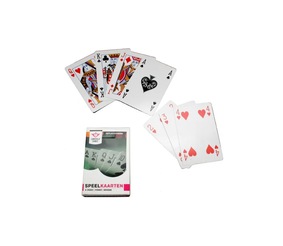 Jeu de 54 cartes à jouer classiques internationales