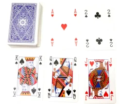 Jeu de 54 cartes à jouer classiques internationales