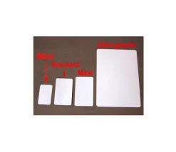 Jeu de 54 cartes blanches à personnaliser dans boite taille standard 59 x 91 mm