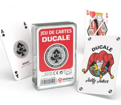 Jeu de 54 cartes dans boite plastique - Ducale