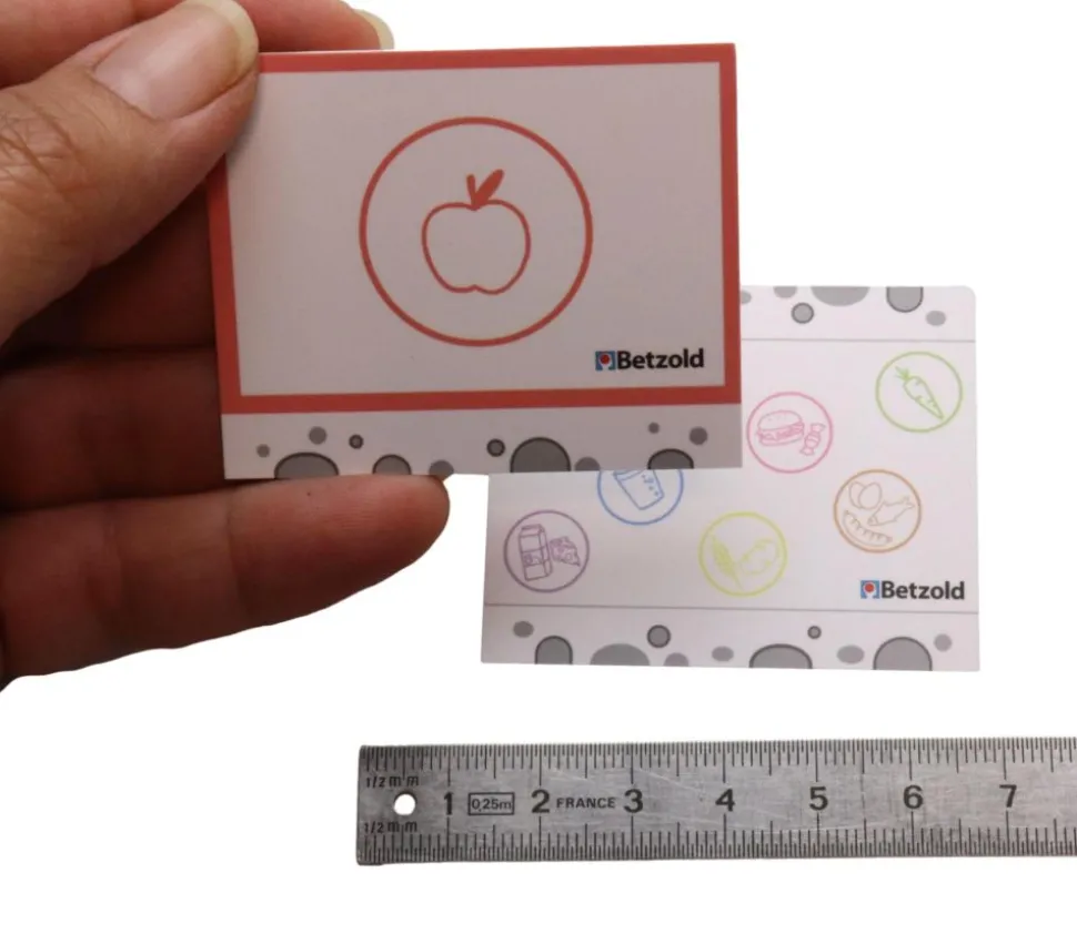 Jeu de 104 cartes photos aliments - découverte, tri, groupe