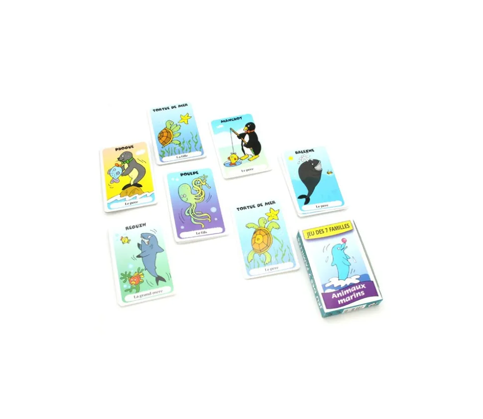Jeu de 7 familles animaux