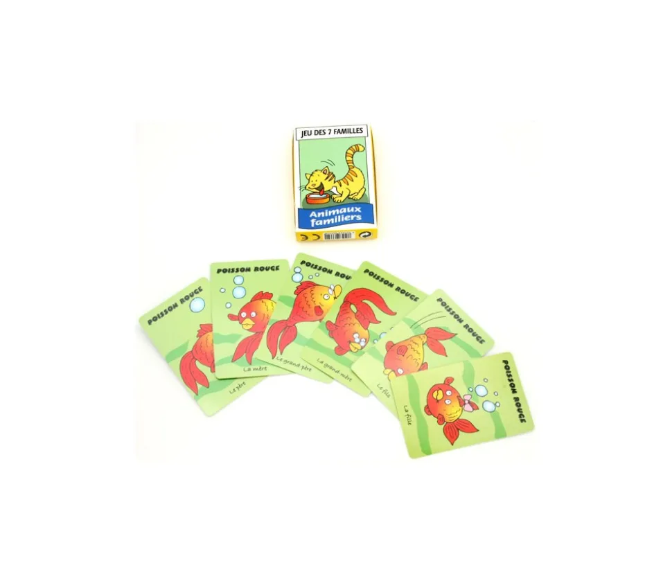 Jeu de 7 familles animaux