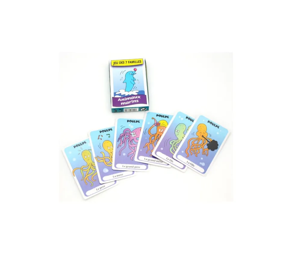 Jeu de 7 familles animaux