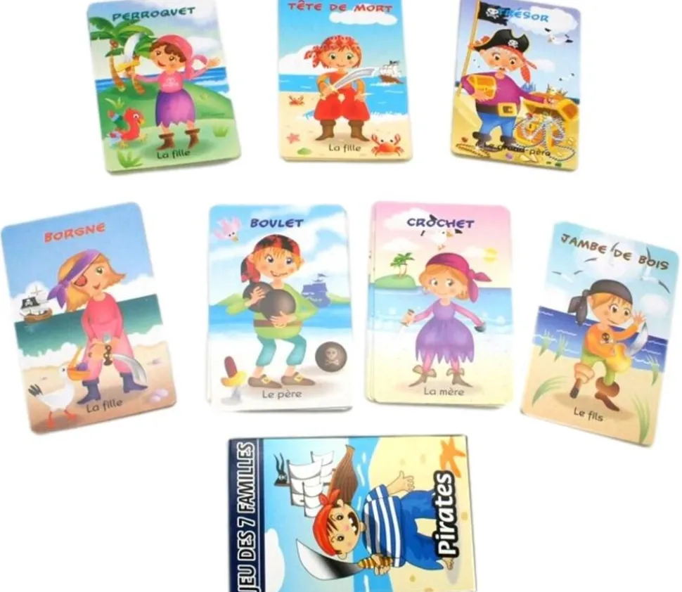 Jeu de 7 familles pirate