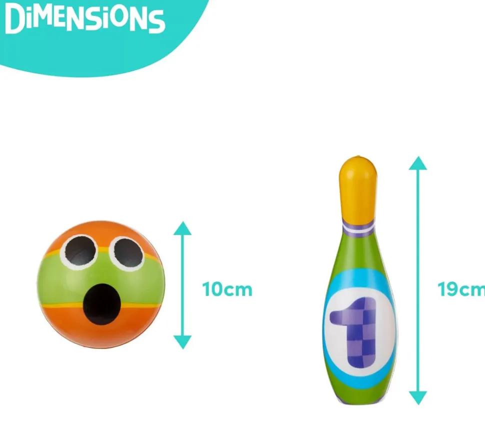 Jeu de bowling doux souple pour enfants