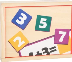 Jeu de calcul en bois addition et soustraction