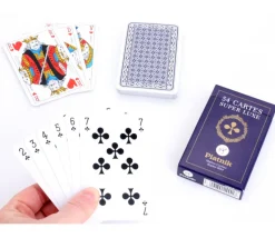 Jeu de cartes 54 cartes Piatnik bleu super luxe