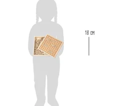 Jeu de cubes lettres en bois 145 pièces - jeu de mots