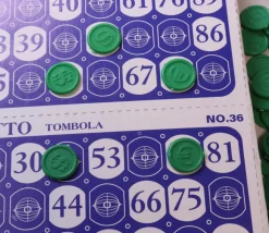 Jeu de mini loto familial avec boulier