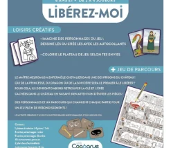 Jeu de parcours à personnaliser Libérez-moi - jeu de plateau créatif
