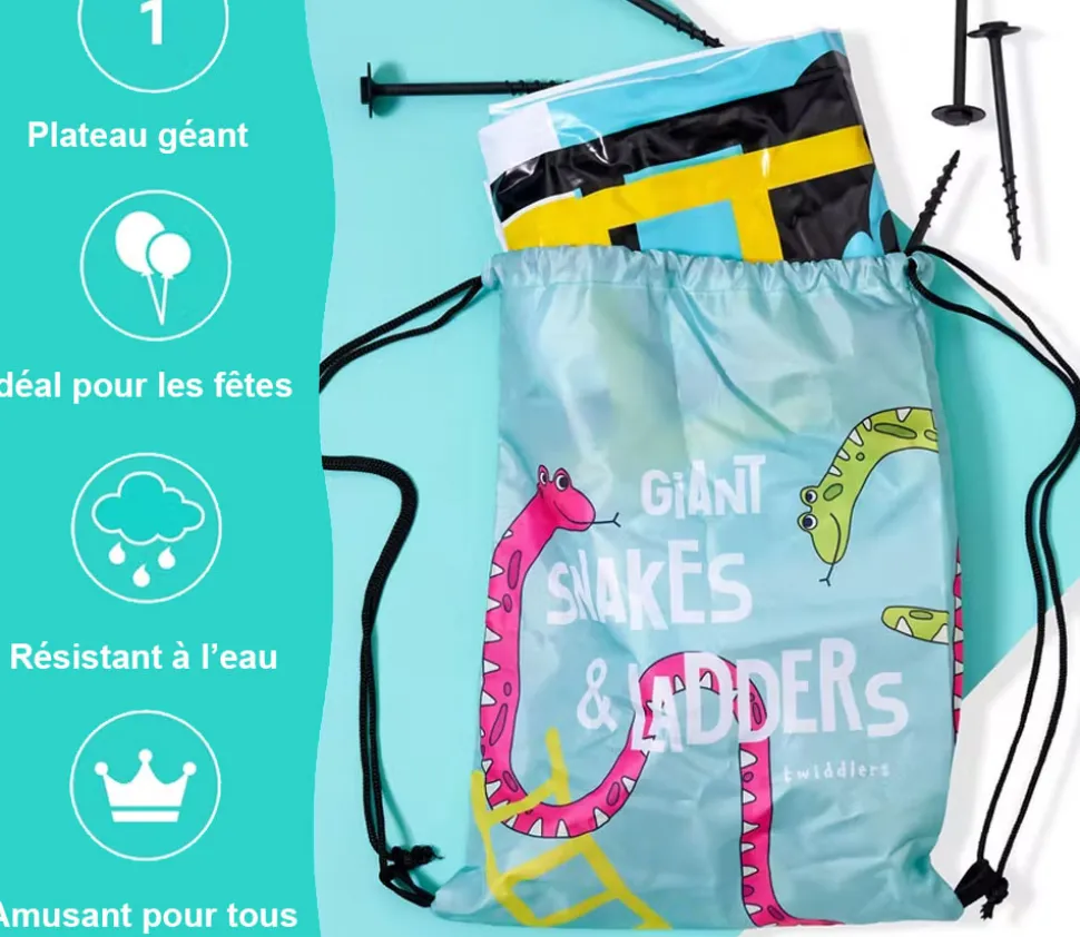 Jeu des échelles XXL - plateau géant 3 mètres