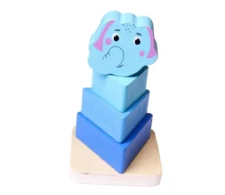 Jeu empilable éléphant 10 cm