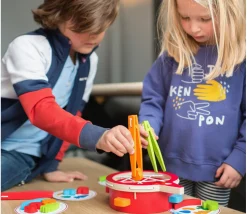 Jeu en bois Veggie - Wok motricité fine