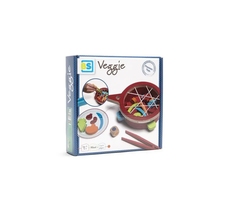 Jeu en bois Veggie - Wok motricité fine
