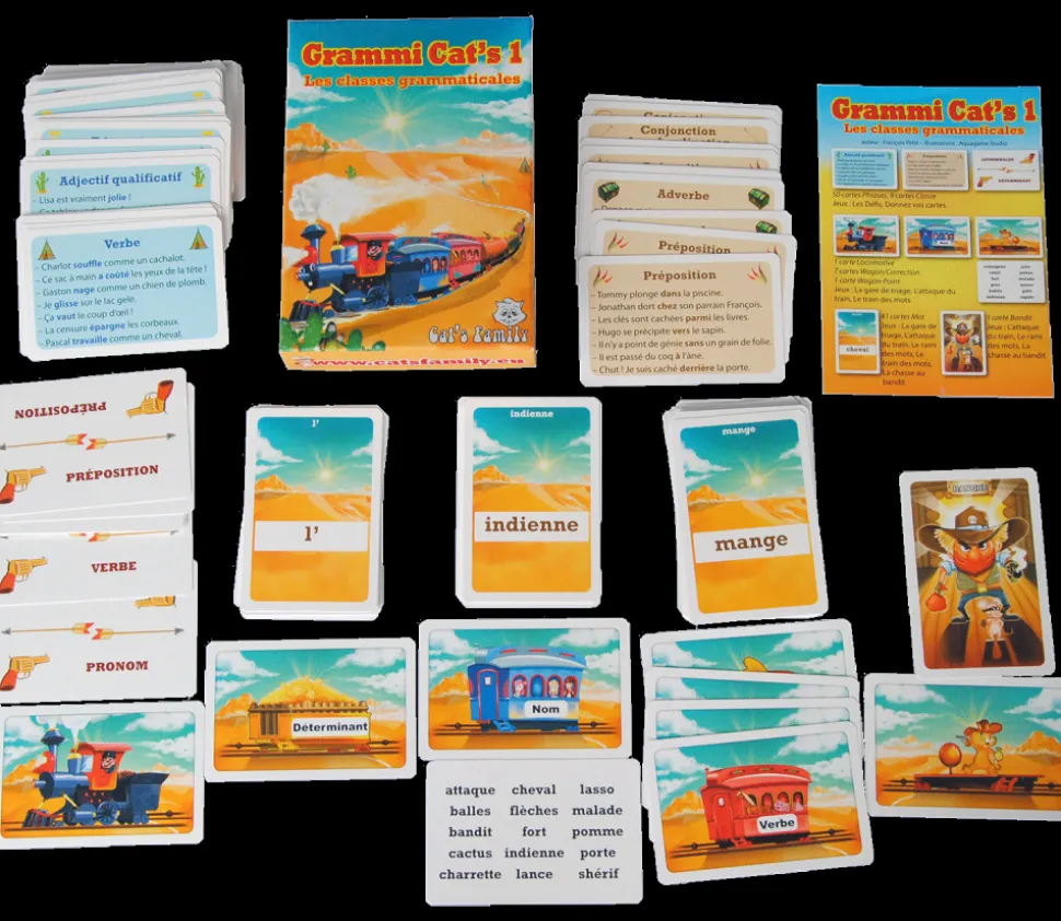 Jeu Grammi Cat's 1 - classes grammaticales du CE1 au collège