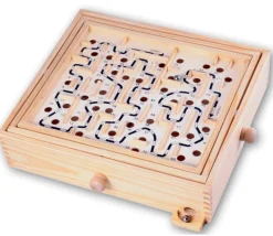 Jeu Grand Labyrinthe en bois 34 x 30 x 8 cm
