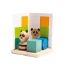 Jeu orientation Panda. Puzzle de spatialisation