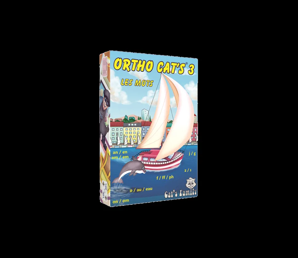 Jeu Ortho Cat's 3 Les mots - orthographe CE1 au collège.