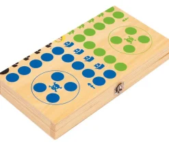 Jeu Petits chevaux - ludo pirate en bois
