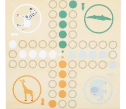 Jeu Petits chevaux en bois version Safari