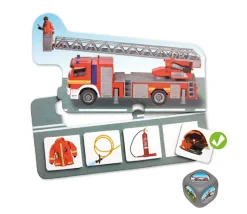Jeu puzzle Véhicules et cartes profession