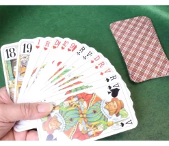 Jeu tarot luxe 78 cartes à jouer dos écossais Piatnik