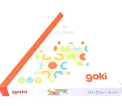 Jeu Tri-dominos des couleurs en bois - 45 pièces