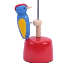 Jouet pic vert sur tige