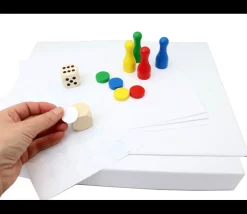 Kit 3 Géant : créer votre jeu avec pions et dés géants