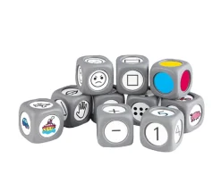 Kit 10 grands dés éducatifs 3.5 cm