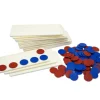 Kit 20 élèves : 20 Tables calcul 1 à 10 + 200 jetons bicolores