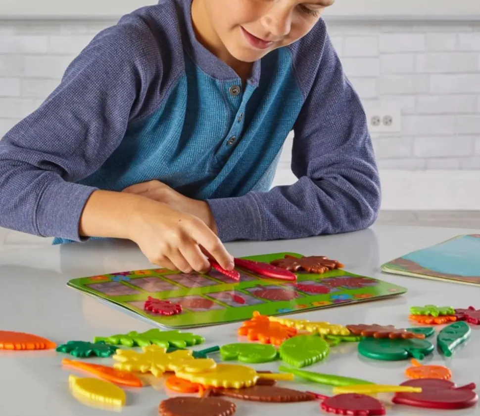 Kit activités math feuilles sensorielles (plastique 100% recyclé)