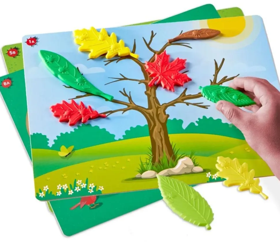 Kit activités math feuilles sensorielles (plastique 100% recyclé)
