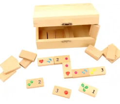 Kit coffret petits dominos en bois à personnaliser