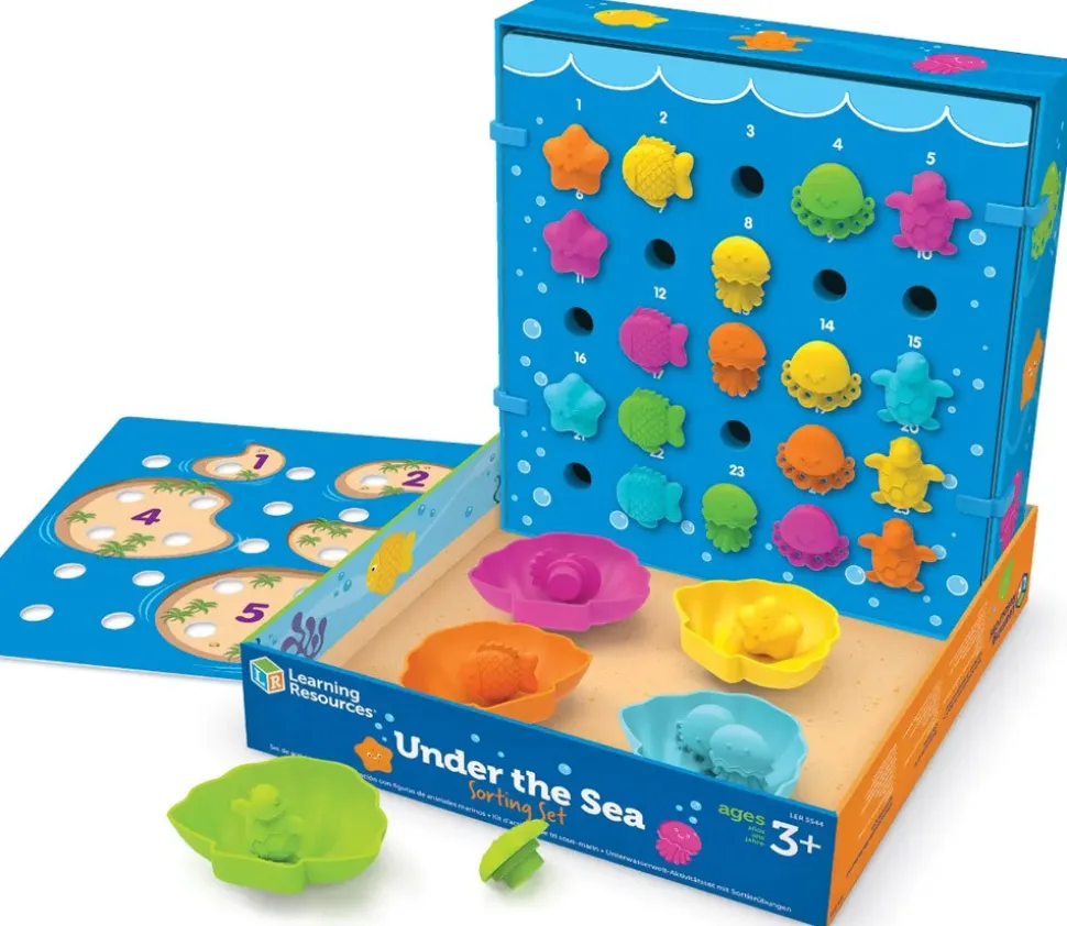 Kit complet jeu de tri et comptage Océan