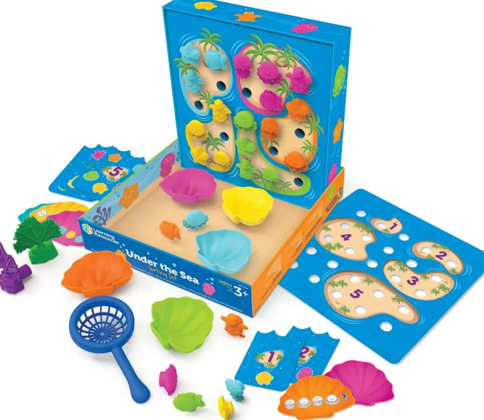 Kit complet jeu de tri et comptage Océan