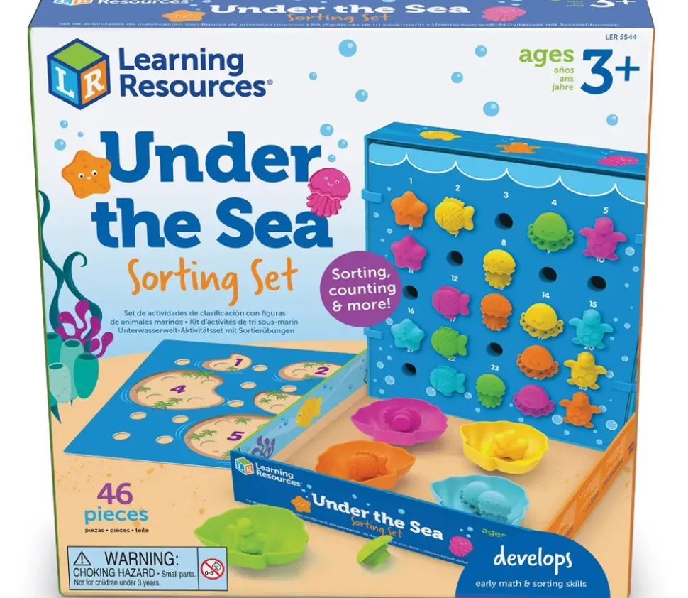 Kit complet jeu de tri et comptage Océan