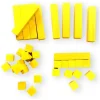 Kit Math 25 cubes bois 10x10x10 mm et 10 baguettes 10x10x50 mm