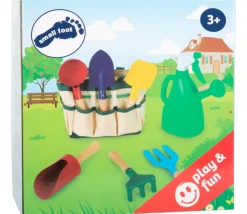 Kit Petit jardinier : sac 6 outils jardin + 1 arrosoir vaporisateur