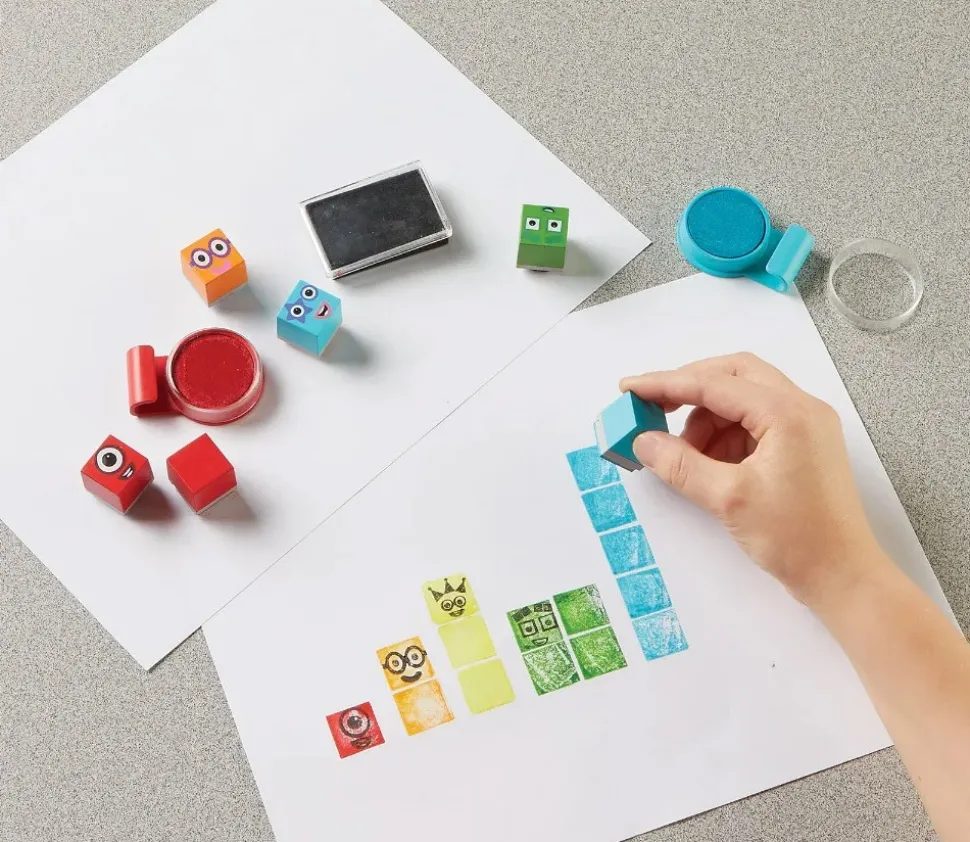 Kit Tampons Numberblocks