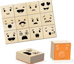 Kit tampons visages émotions